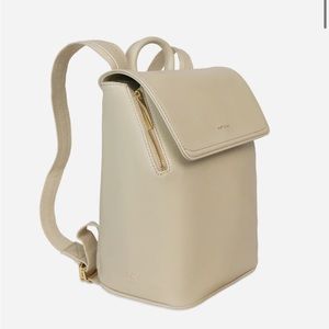 Matt + Nat FABI MINI Vegan Leather Backpack, Light Tan